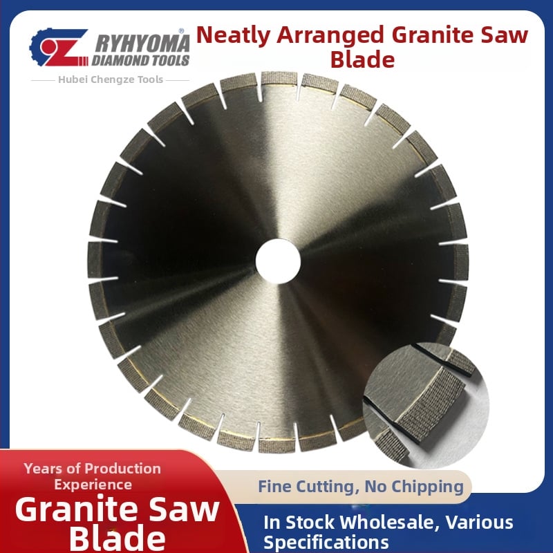 Lama de granit – Sudură de înaltă frecvență, dinți distribuiți uniform, pentru granit și marmură, Chengze Tools