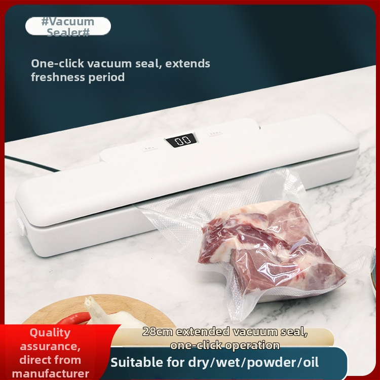 Mașină de sigilare și conservare a alimentelor – ABS plastic, 90W, 220V, pompă de vid și sigilare