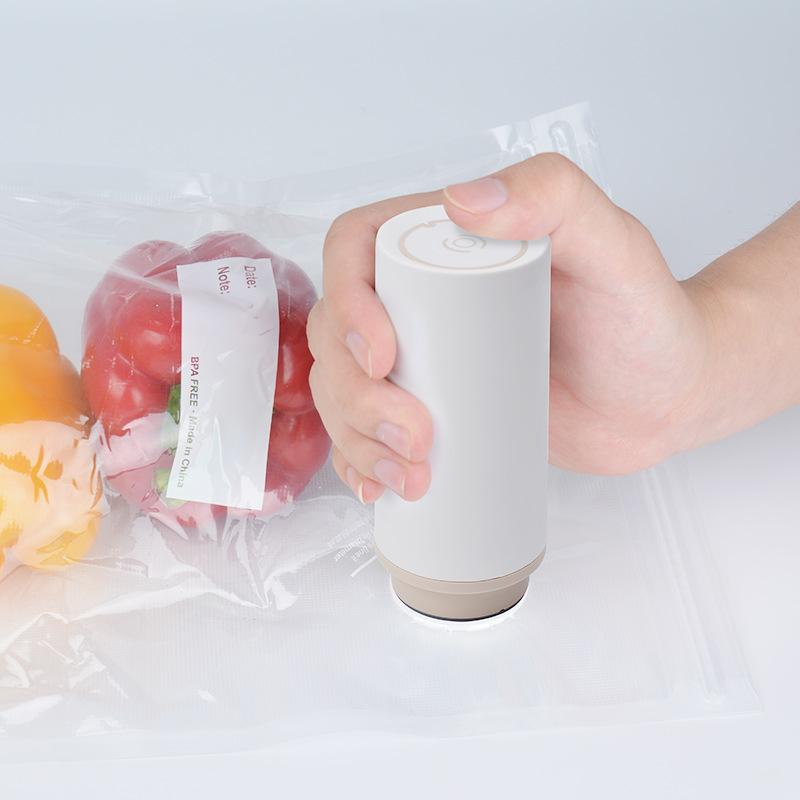 VP905 Φορητός επαναφορτιζόμενος σφραγιστής κενού — USB τροφοδοσία, 5W, 4V, ABS περίβλημα, χωρητικότητα 1501–2000 ml