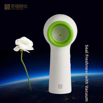 Vakuové uzatváracie zariadenie - prenosné USB napájané mini zariadenie na uchovávanie potravín (Model ZK-08, Značka Happy granary, 5W, Kapacita <500 ml)