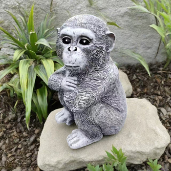 Sculptură de grădină din rășină, maimuță, stil modern minimalist; material: rășină sintetică; cod produs 26.14.