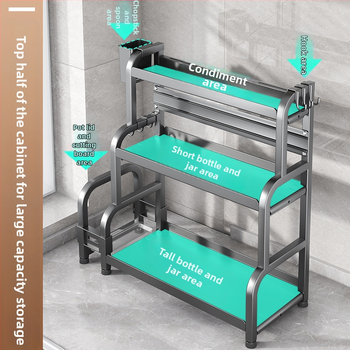 Polička na korenie do kuchyne, železná konštrukcia, moderný minimalistický štýl, inštalácia bez vŕtania, pôvod Yongkang