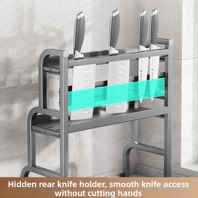 Polička na korenie do kuchyne, železná konštrukcia, moderný minimalistický štýl, inštalácia bez vŕtania, pôvod Yongkang