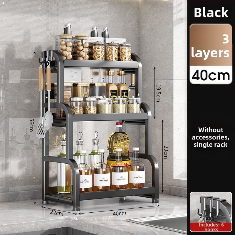 Polička na korenie do kuchyne, železná konštrukcia, moderný minimalistický štýl, inštalácia bez vŕtania, pôvod Yongkang