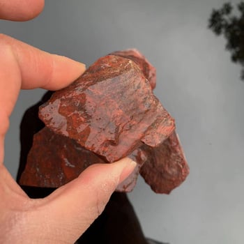 Bloodstone kristalni grubasti kamen za ukras, HANXIAO, moderan jednostavan stil, materijal: Bloodstone, kategorija: Crystal rough stone