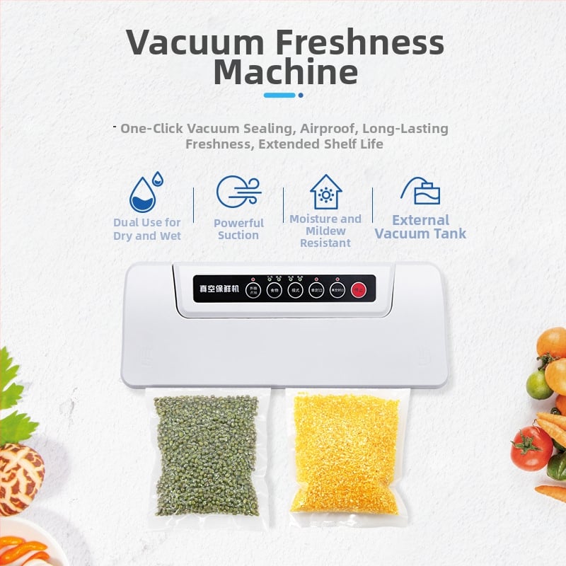 Vakuová balička ZF-161 – 110W, AC100-240V, ABS plast, 1,1 kg