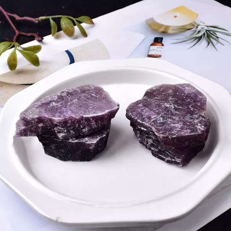 Eșantion mineral de cristal cu formă geometrică, stil modern minimalist, pentru învățare și colecție