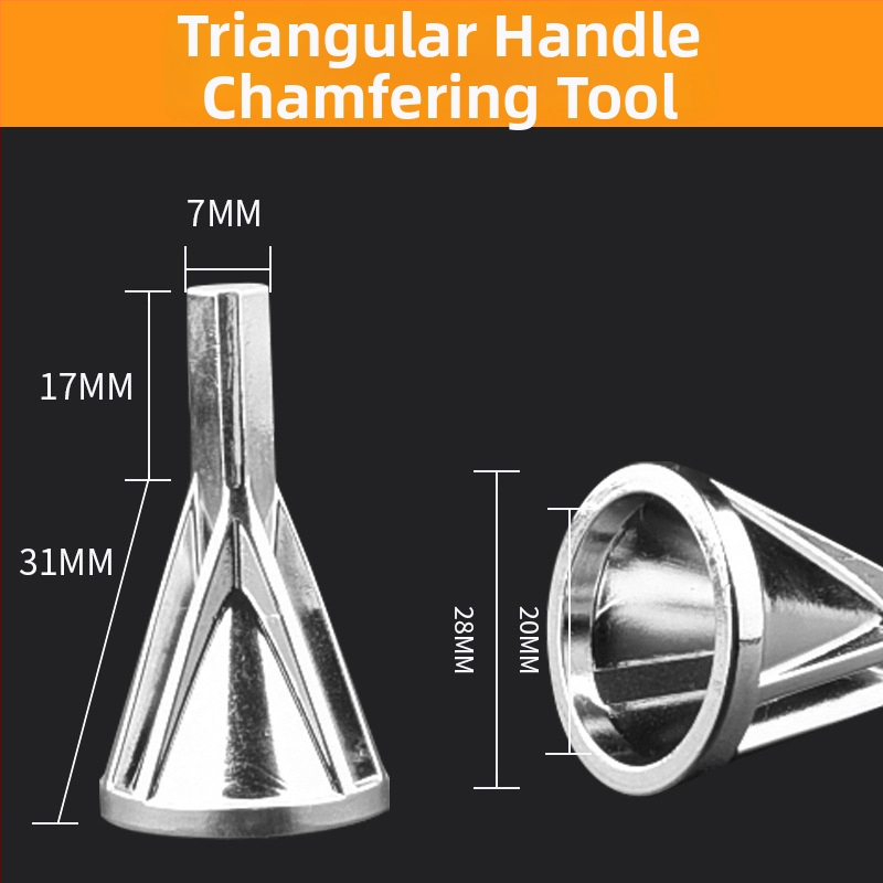 Freză plată cu trei muchii pentru debavurare și chamferare, oțel rapid de înaltă viteză