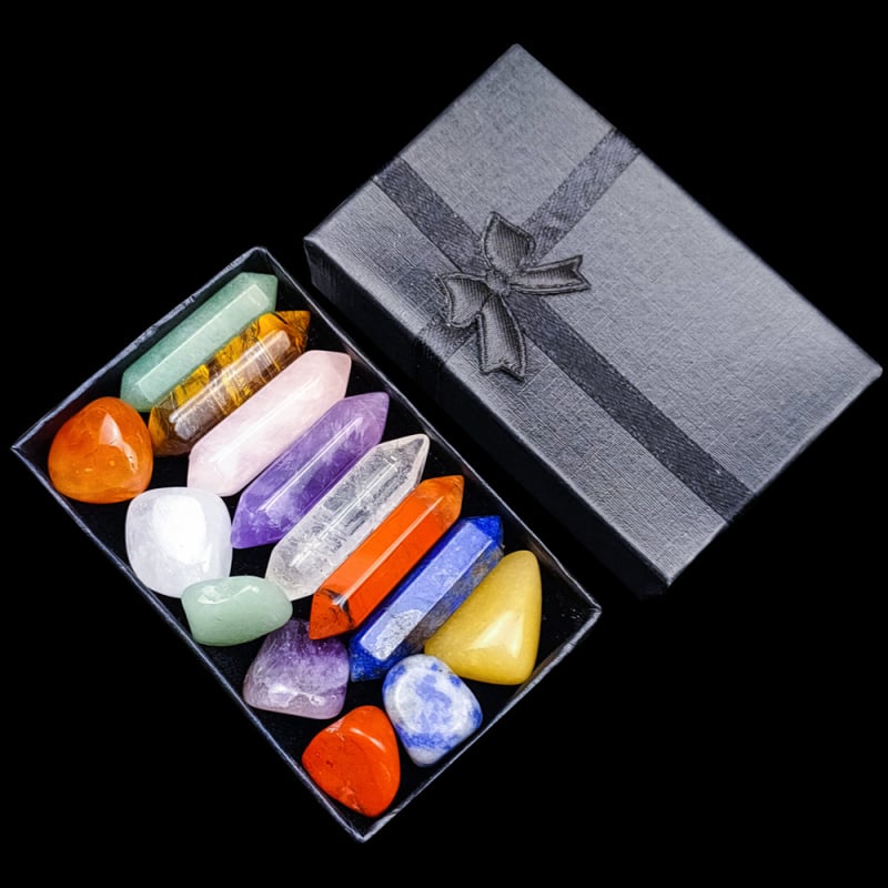 Set de coloane hexagonale din crystal de ametist — design modern minimalist, decor suspendat, cadou potrivit