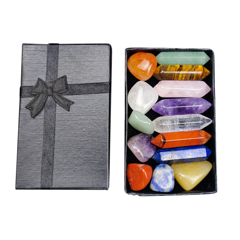 Set de coloane hexagonale din crystal de ametist — design modern minimalist, decor suspendat, cadou potrivit