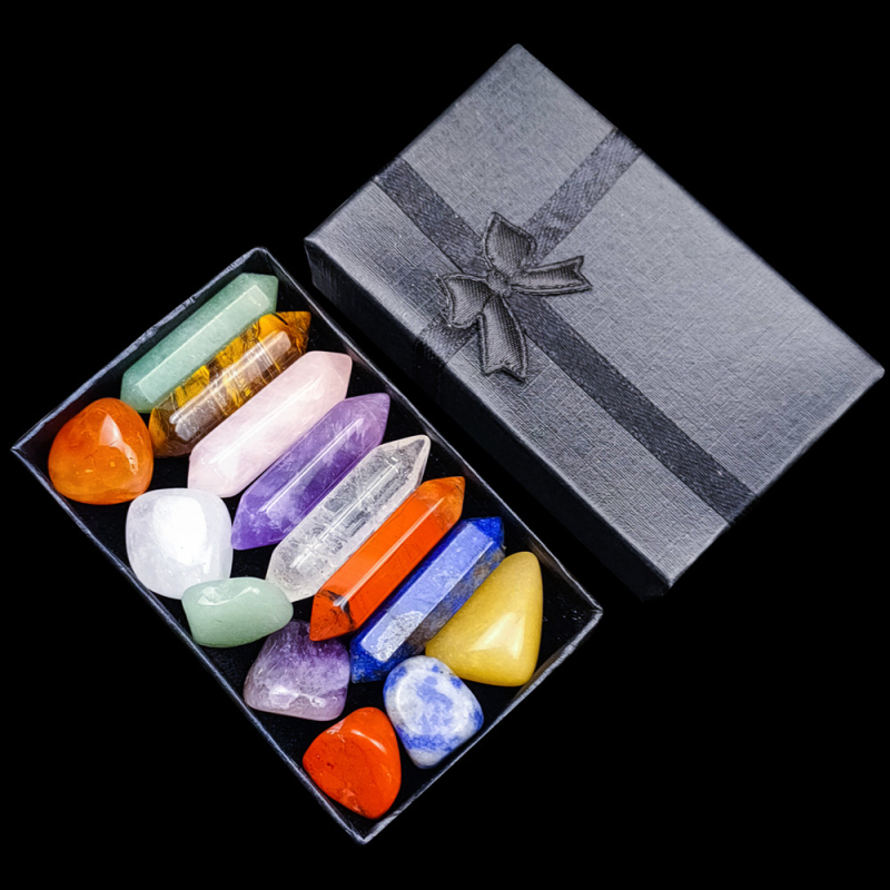 Set de coloane hexagonale din crystal de ametist — design modern minimalist, decor suspendat, cadou potrivit