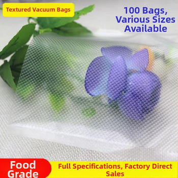 Potravinárska vákuová balička – materiál PE+PET, dostupné prispôsobenie, napájanie: 5