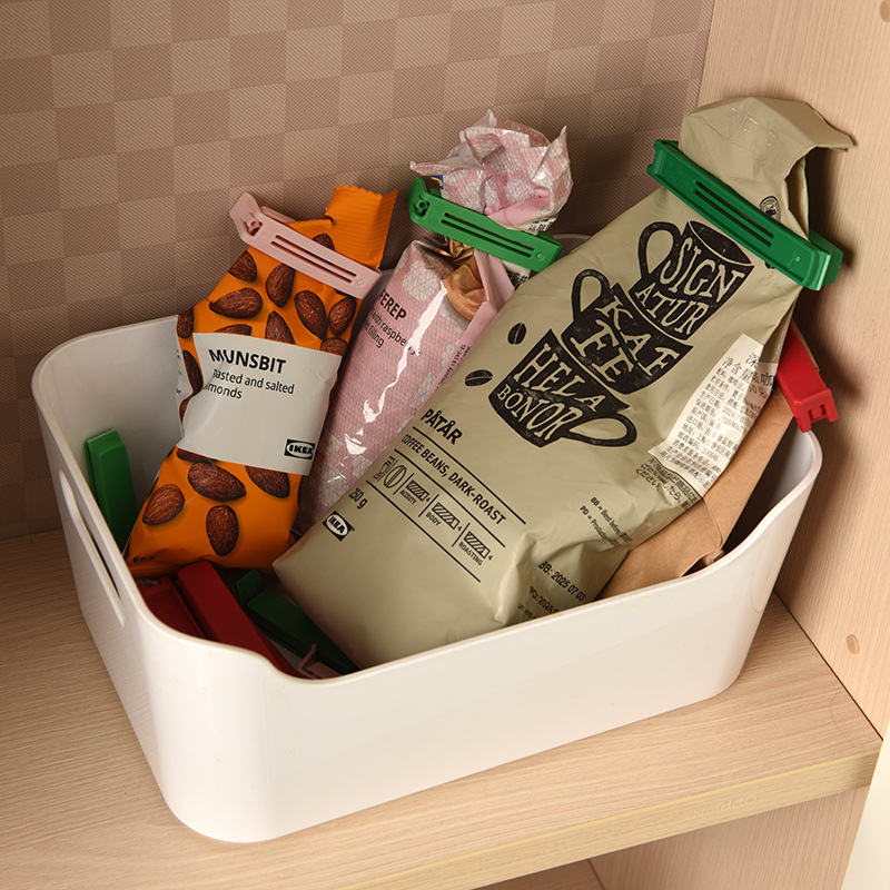 Clip de sigilare pentru pungile de alimente; potrivit pentru ceai, lapte praf și gustări