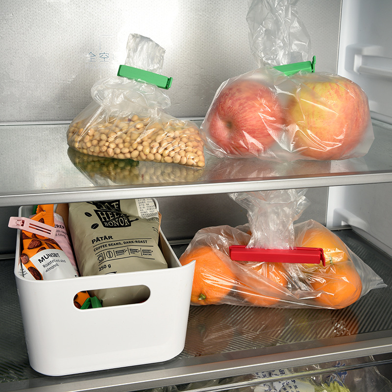 Clip de sigilare pentru pungile de alimente; potrivit pentru ceai, lapte praf și gustări