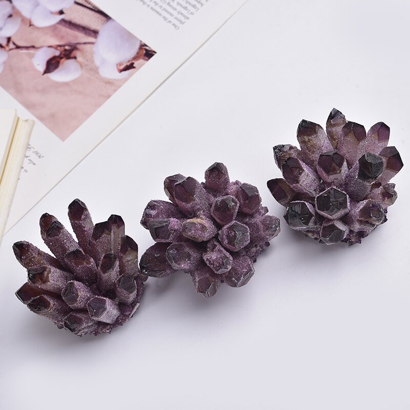 Ametistni kristalni primjerak ukrasa, Geometrijski oblik, Pakiranje papirnata kutija, Šifra proizvoda: Amethyst