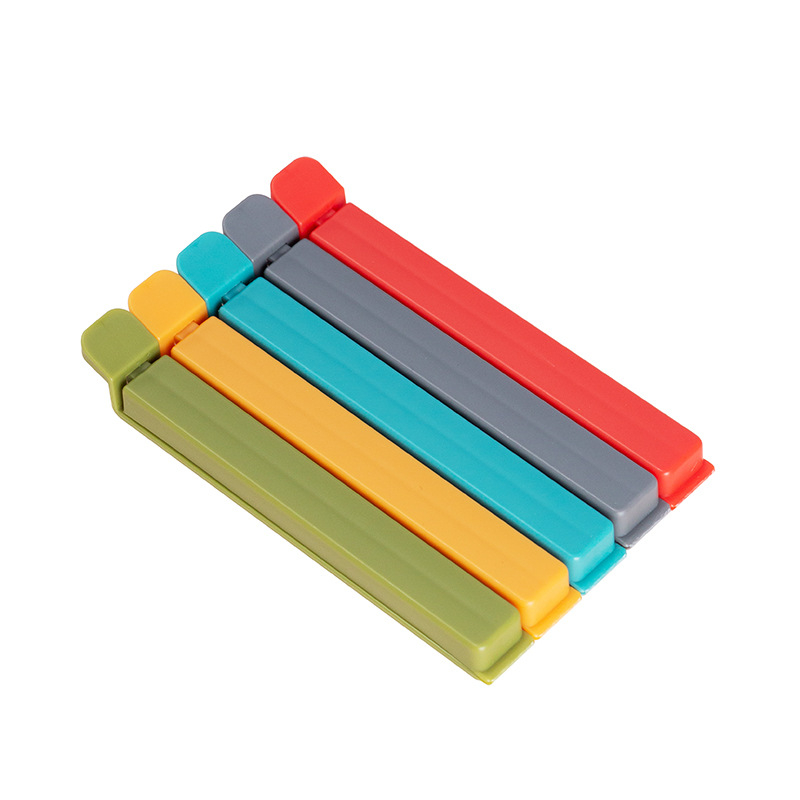 Clip magnetic pentru sigilarea pungilor de alimente | etanș la umezeală, clip pentru gustări | set de 5 bucăți, imprimare logo, personalizare disponibilă