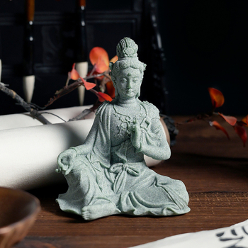 Statua Guanyin Bodhisattva, kamen, kineski stil, stolna dekoracija, poklon