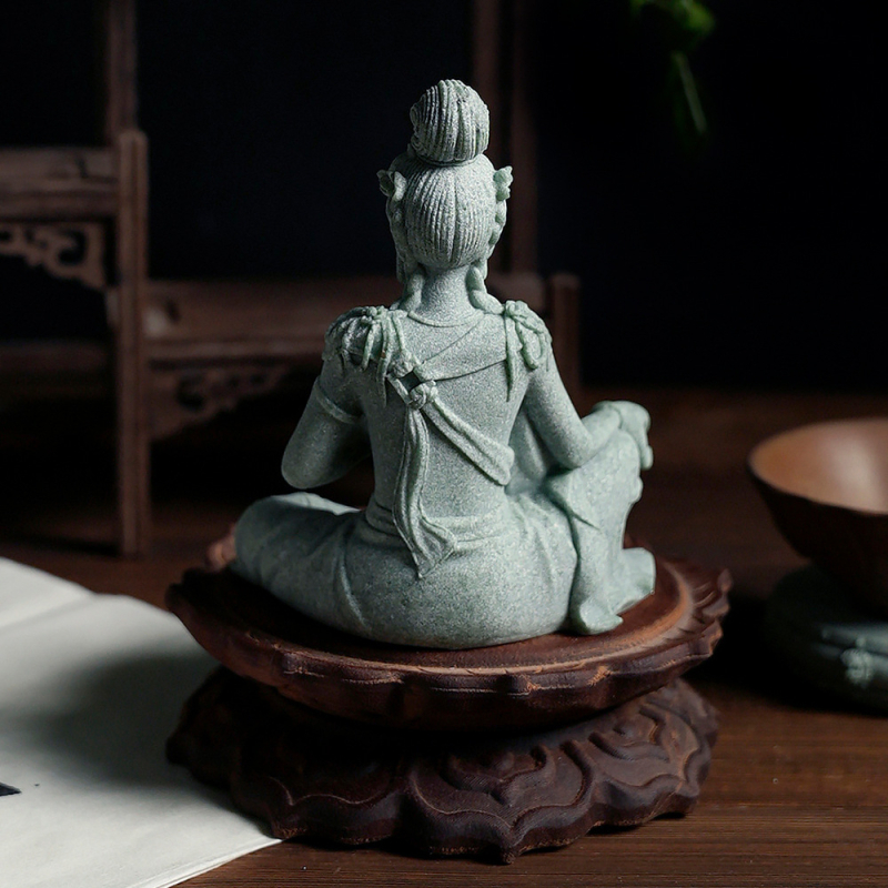 Statua Guanyin Bodhisattva, kamen, kineski stil, stolna dekoracija, poklon