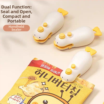 Mini nabíjateľná uzatváracia mašinka pre domáce použitie – prenosný tepelne uzatvárací stroj pre vrecká so snackmi