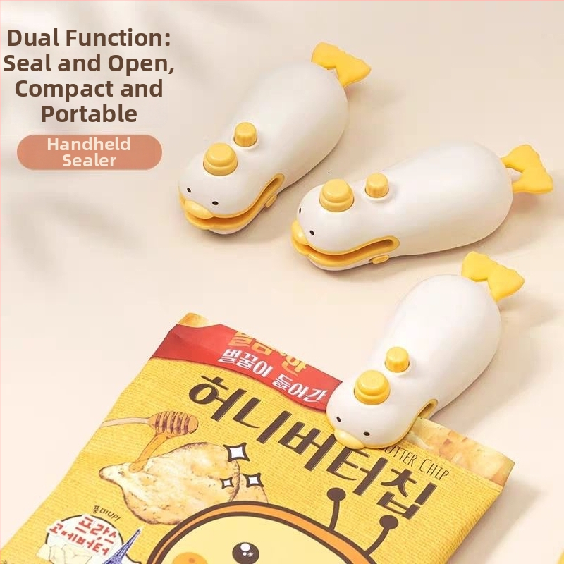 Mini nabíjateľná uzatváracia mašinka pre domáce použitie – prenosný tepelne uzatvárací stroj pre vrecká so snackmi
