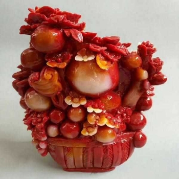 Shoushan jade Feng Shui ukras za ulaz – luksuzna skulptura za dom i ured