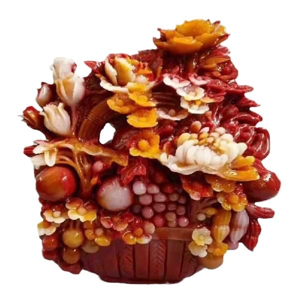 Shoushan jade Feng Shui ukras za ulaz – luksuzna skulptura za dom i ured