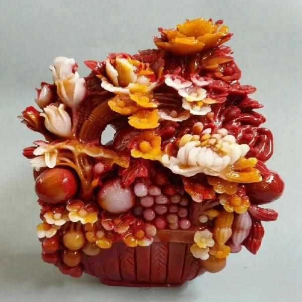 Shoushan jade Feng Shui ukras za ulaz – luksuzna skulptura za dom i ured
