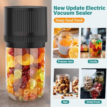 Vacuum zatvarač za Mason posude (Model MSG01, Kapacitet ispod 500 ml, USB punjenje, 5V, 2W)