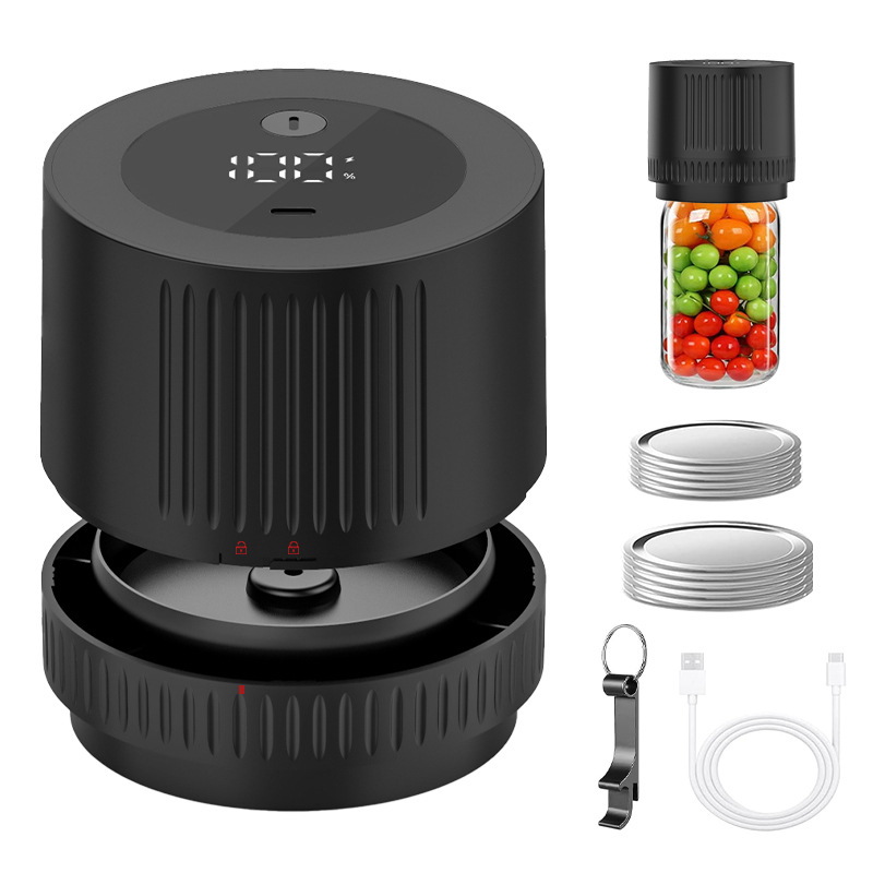 Vacuum zatvarač za Mason posude (Model MSG01, Kapacitet ispod 500 ml, USB punjenje, 5V, 2W)