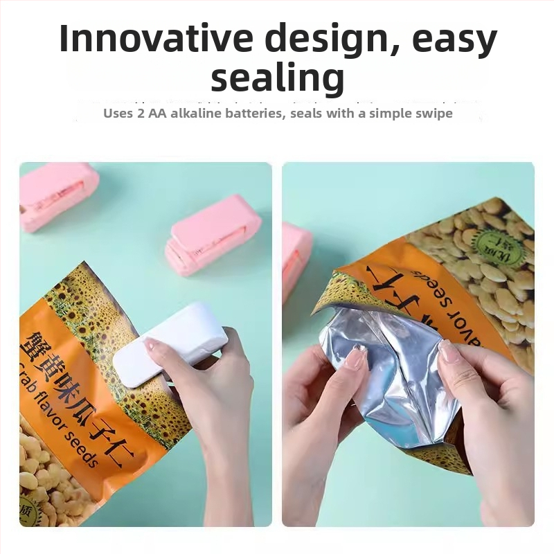 Prenosná spona na uzatváranie potravín, FKJ-002, čiarový kód 6941788213067, uvedenie na trh 2025, moderný minimalistický štýl.