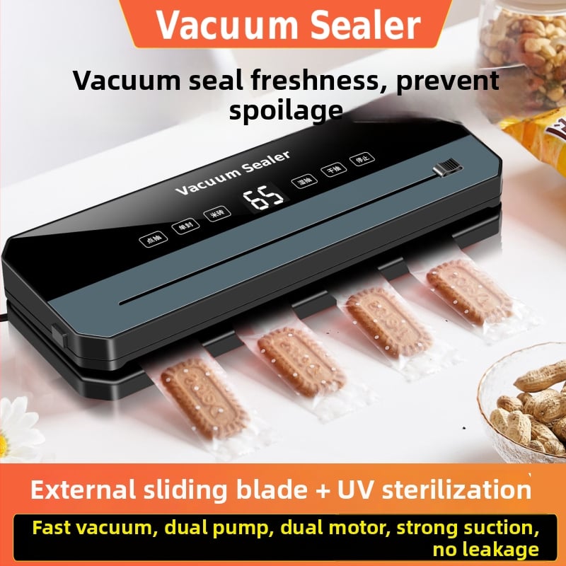 Stroj za vakuumsko zatvaranje s plastičnim zatvaračem | Model B sa zaslonom, 120W, 220V, kapacitet <500 ml