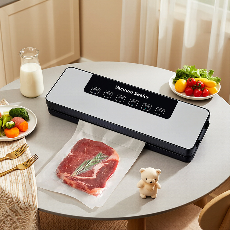 Vakuumski zapečivač za kućnu upotrebu — Model A bez digitalnog zaslona, 110W, 110–220V, ABS kućište, kapacitet 500–1000 ml