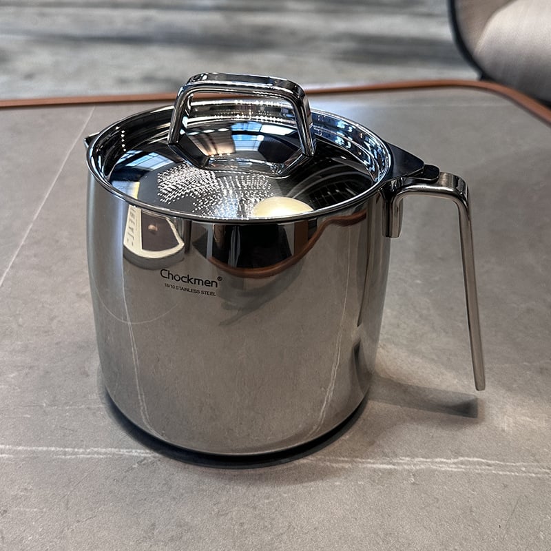 Posuda za ulje s poklopcem i mrežastim filtrom, 18/10 nehrđajući čelik, Earthworm