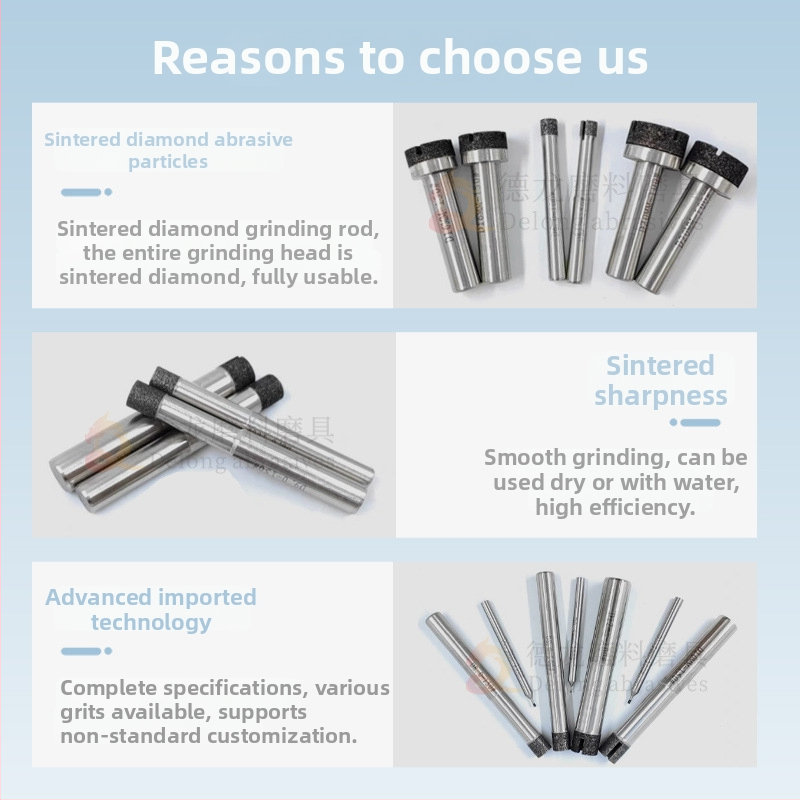 Sintezovaný diamantový brúsny hlavu pre vnútorné brúsenie – CNC nástroj, diamantový materiál, vnútorný brúsny kotúč, brúsna tyč