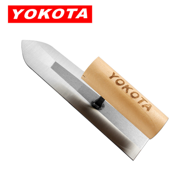 Yokota glettelő vas – japán stílusú acél, sík kivitel, ideális a téglázáshoz és falak simításához