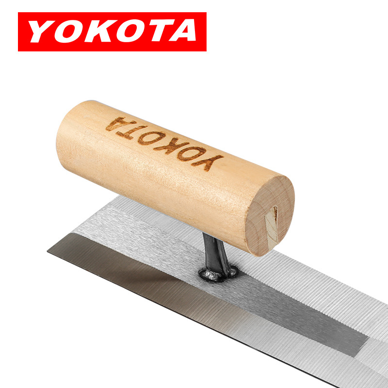 Yokota glettelő vas – japán stílusú acél, sík kivitel, ideális a téglázáshoz és falak simításához