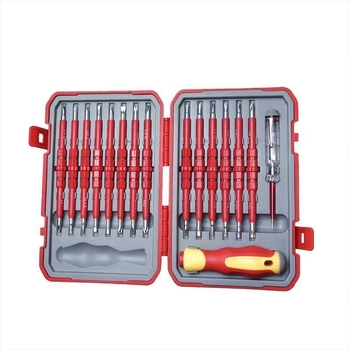 29-in-1 Izolált mágneses kereszfejű csavarhúzó készlet, CR-V acél