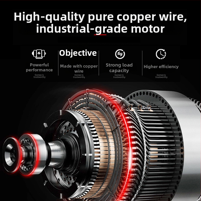 Vezeték nélküli, brushless kézi fúró pisztolymarkolattal, fokozatmentes sebességszabályozással, fúrófejhez illeszkedő tokkkal, otthoni dekorációhoz