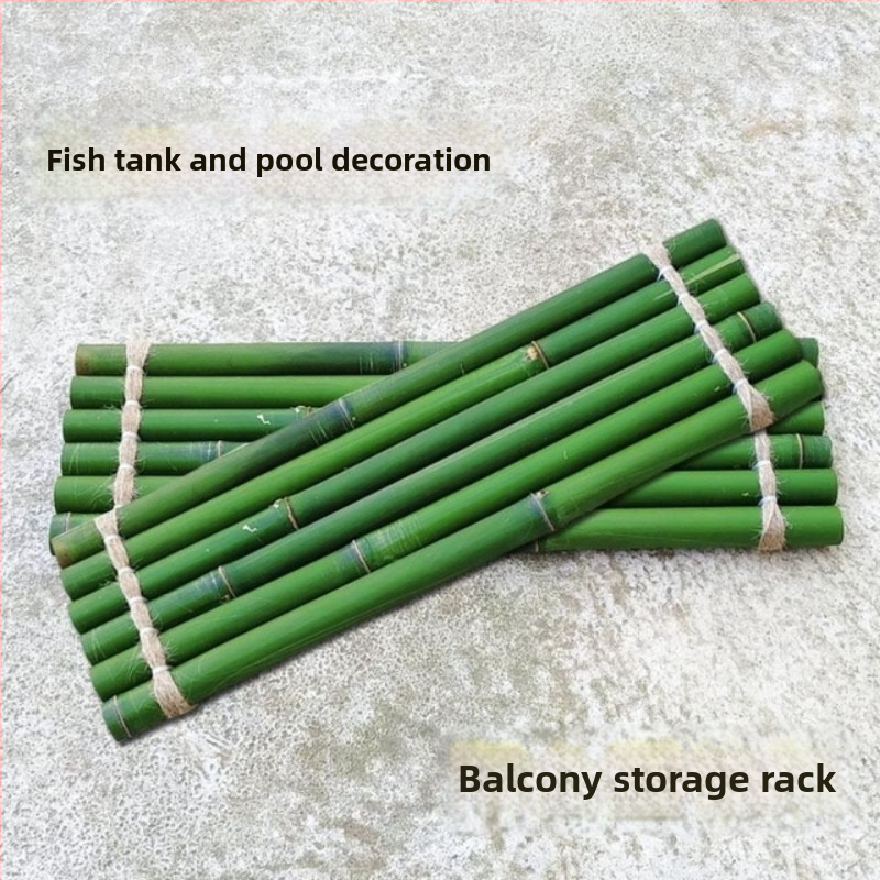 Set bambusovej dekorácie do akvária (Materiál: Bambus; Povrchová technológia: 1327355784; Štýl: Jednoduchý a moderný; Účel darčekov: Reklamné dary)