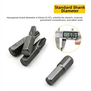 Set bitova za električni odvijač s Philips, ravnim glavama, Hex i Torx bitovima