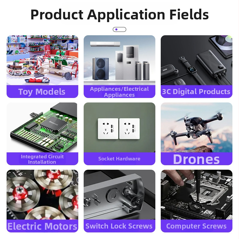Automatický zámkový elektrický skrutkovač s inteligentným dávkovaním, dobíjateľná lítium batéria, 220V, kompatibilný so šesťhrannými hlavami skrutiek
