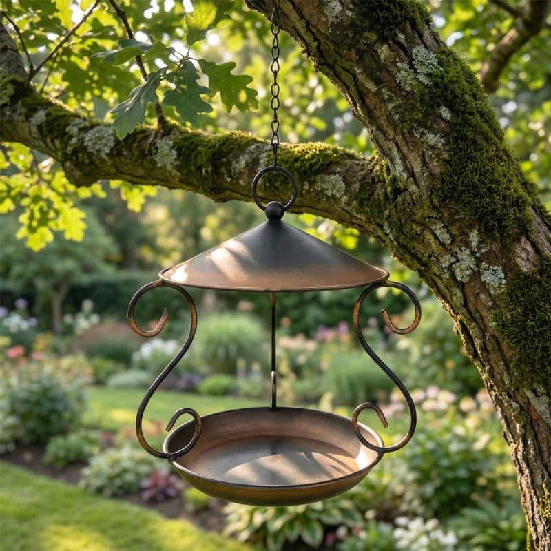 Željezna hranilica za ptice – Country stil, Polu ručno izrađeno, Šifra DH2307-02