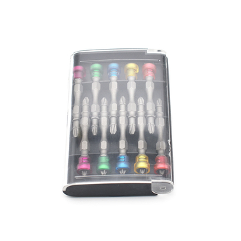 Keresztfejű csavarhúzó bit, S2 eszközacél, nagy keménység, mágneses, készlet