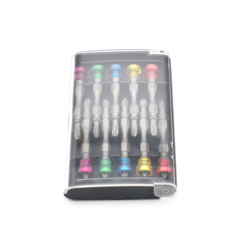 Keresztfejű csavarhúzó bit, S2 eszközacél, nagy keménység, mágneses, készlet