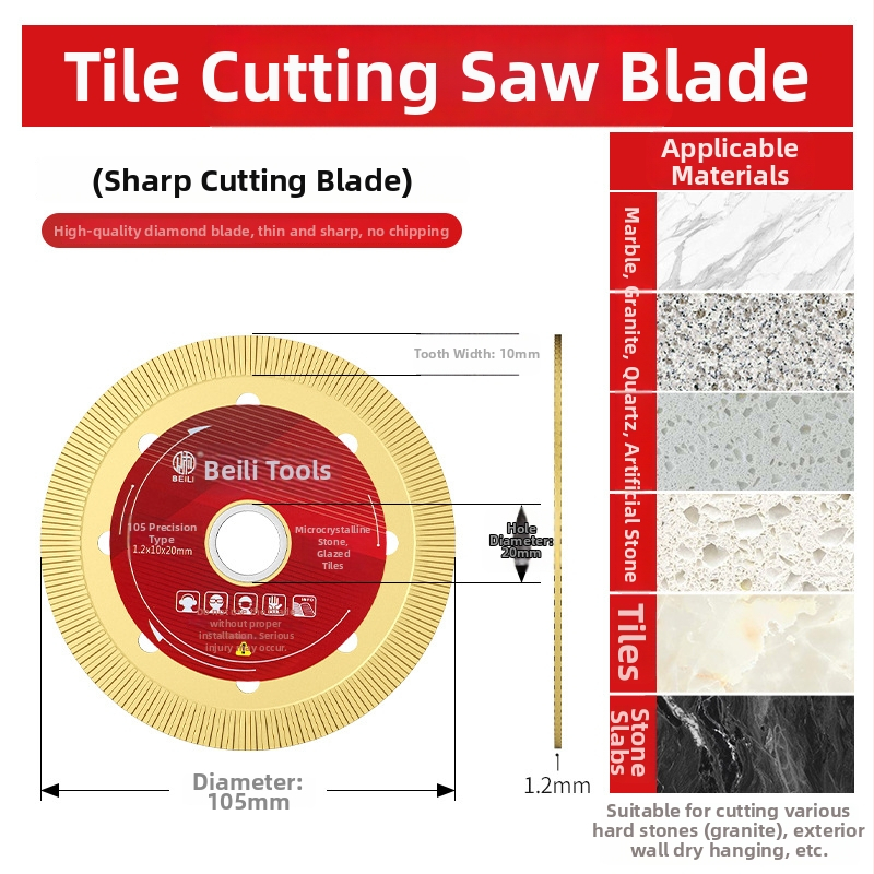 Bailey csempe vágó penge – gyémántos korong marmarhoz, vitrifikált csempékhez, kerámia és kő vágásához