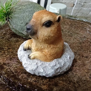 Vrtna dekoracija Marmot od smole, statua za vanjsku dekoraciju, stil Novi kineski