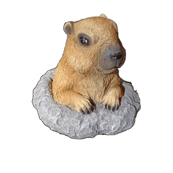 Vrtna dekoracija Marmot od smole, statua za vanjsku dekoraciju, stil Novi kineski