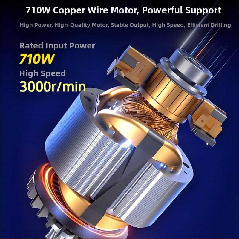 Kézi elektromos fúró pisztoly alakú, ipari minőség, 220V, végtelenül szabályozható sebesség, visszafordítható