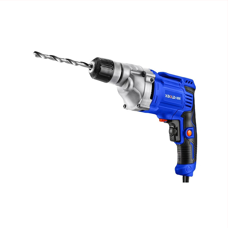 Kézi elektromos fúró pisztoly alakú, ipari minőség, 220V, végtelenül szabályozható sebesség, visszafordítható