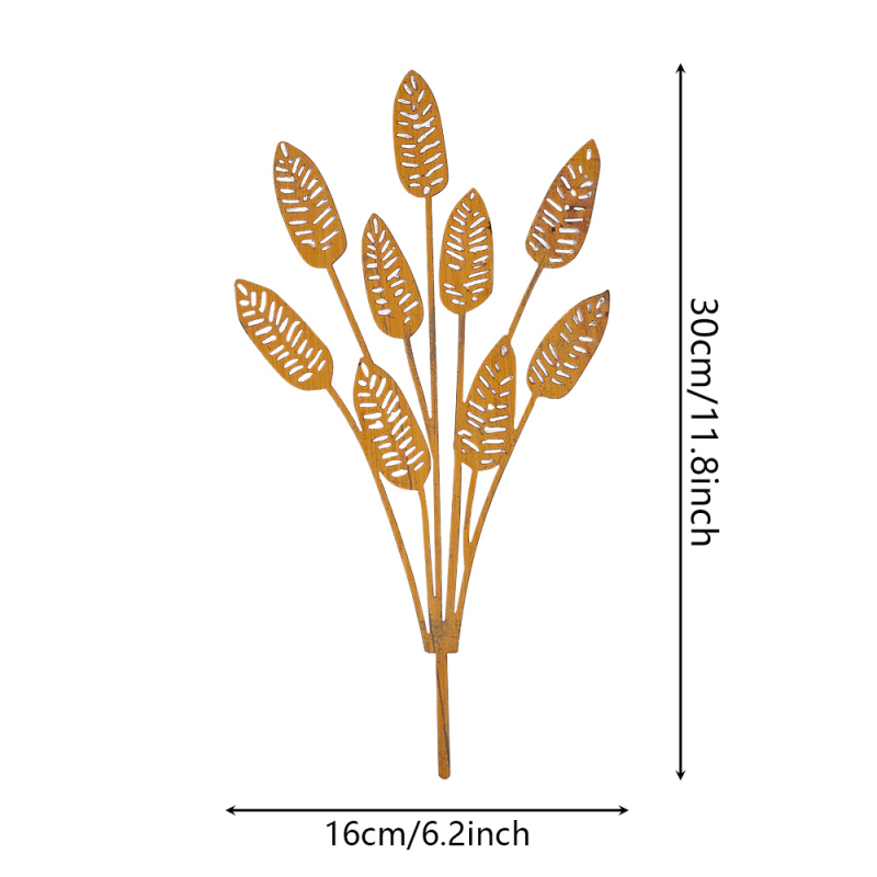 Vasból készült talpszár dísz udvarra és kertbe – fém tájépítészet szobor, KY-B33, modern művészeti stílus